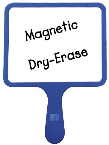 EAI Education Magnetic Blank Dry-Erase Paddles - Set of 5