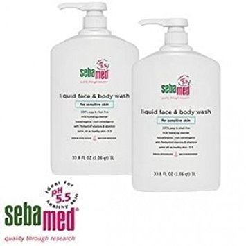 Sebamed Paraben-Free Liquid Face & Body Wash 33.8 Ounce (Pack Of 2)