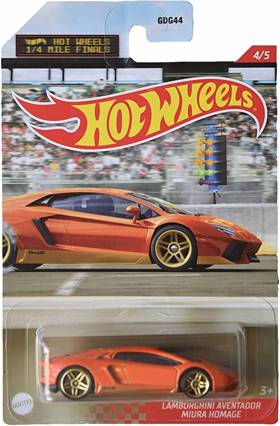 Hot Wheels Lamborghini Aventador Miura Homage, [Orange] 4/5