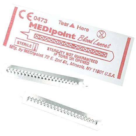 Medipoint Stainless Steel Lancet, 200 Count, 2 Pack