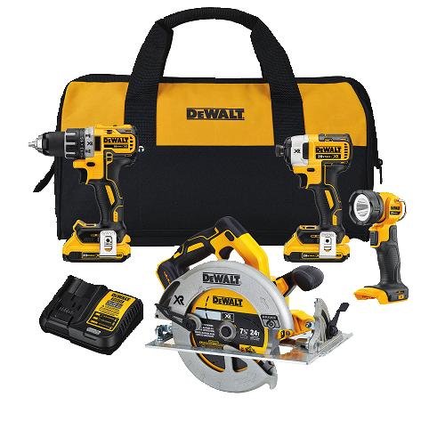 DEWALT 20V MAX XR Brushless Combo Kit with Cut Off/Grinder Tool (DCK483D2 & DCG413B)