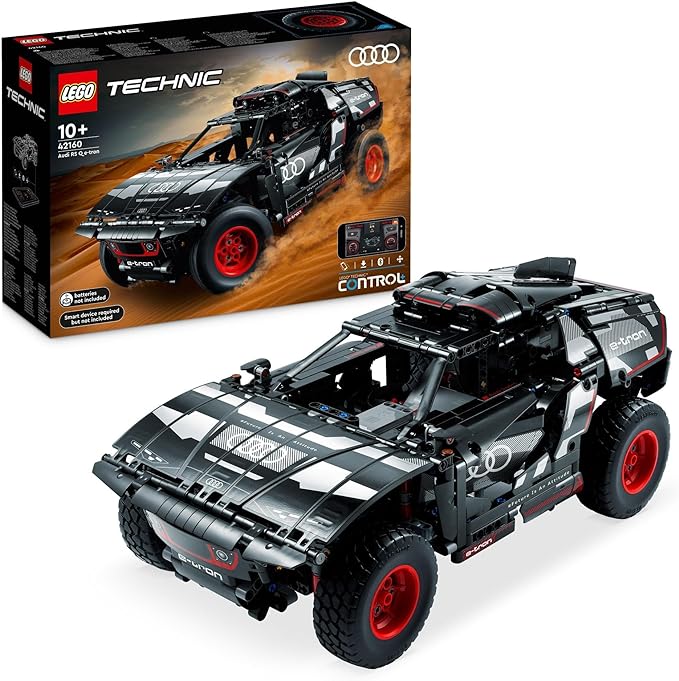 LEGO® Technic Audi RS Q e-tron 42160 Building Toy Set for Kids Aged 10  Who Love Remote-Controlled Rally Cars