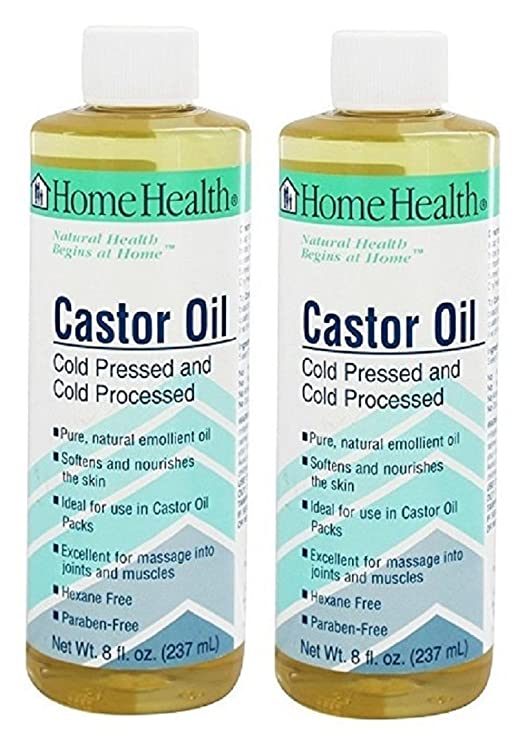 Home Health Castor Oil 8oz, 2 Pack