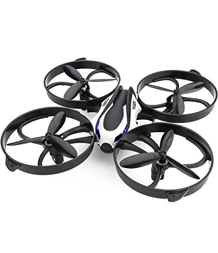 TOZO® Q2020 Drone RC Quadcopter Altitude Hold Headless RTF 3D 360 Degree Flips & Rolls 6-Axis Gyro 4CH 2.4Ghz Remote Control Helicopter Height Hold Steady Super Easy Fly for Training. Black