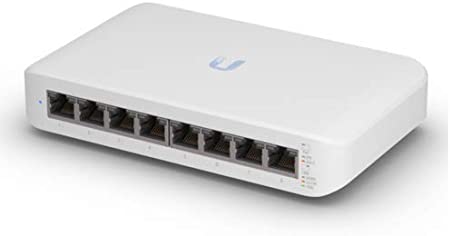 Ubiquiti UniFi Switch Lite 8 PoE | 8-Port Gigabit Switch with 4 PoE  802.3at Ports (USW-Lite-8-PoE)