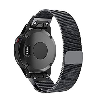 TenCloud Fenix 5X Band 26mm Easy Fit,Replacecement Link Bracelet Milanese Loop for Garmin Fenix 5X,5X Plus/Fenix 3/D2 Bravo/tactix Bravo Watch[NOT for Fenix 5S&Fenix 5]