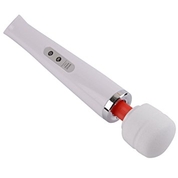 Handheld Wand Massager with 10 Powerful Speeds Personal Cordless Rechargeable Vibrator Therapy Body Massager for Muscle Aches and Sports Recovery