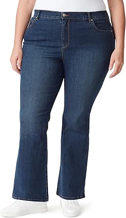 Gloria Vanderbilt Women's Amanda High Rise Boot Cut Jean Plus