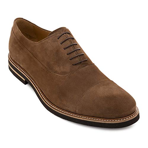 Andres Machado 6284 Oxford Shoes in Split Leather - Men's Big Sizes UK 12 to 14 / EU 47 to 50 Made in Spain