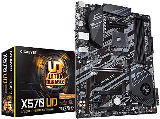 Gigabyte X570 UD (AMD Ryzen 3000/X570/ATX/PCIe4.0/DDR4/USB3.2 Gen 1/Realtek ALC887/M.2/Realtek GbE LAN/Gaming Motherboard)