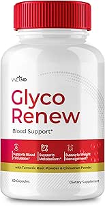 Glyco Renew Blood Support Formula Supplement Pills, GlycoRenew All Natural Capsules - Maximum Strength Supplement Maintain Stable Levels, Your Journey Towards Health, GlycoRenew Reviews (60 Capsules)