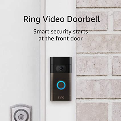 Ring Video Doorbell – 1080p HD video, improved motion detection, easy installation – Venetian Bronze (2020 release)