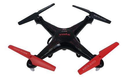 Syma X5C Quadcopter Drone with HD Camera and extra battery in exclusive Black/Red design