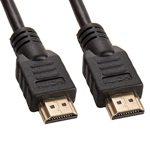 SumacLife SL8HDMIHDMI Black HDMI to HDMI Cable - 8 Feet, Gold Plated Connectors, 1080p with Ethernet Support