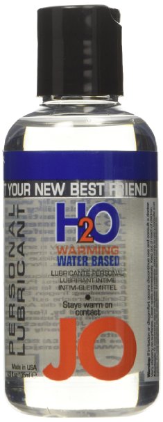 System JO H2O Warming Personal Lubricant Water Based 45-Ounce Bottle