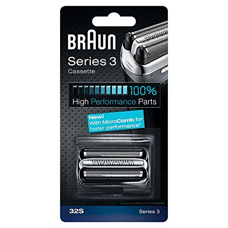 Braun Series 3 Shaver Cassette Silver 32S