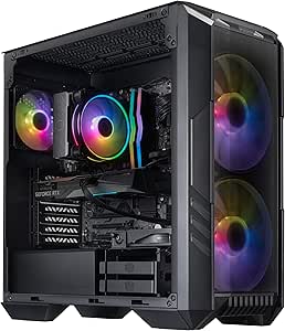 Cooler Master HAF 5 Pro High Performance Gaming PC - Intel i7 12700F - NVIDIA GeForce RTX 4060 Ti - 16GB DDR4 3200MHz - 1TB M.2 NVMe SSD – WiFi - Windows 11 - Desktop Computer