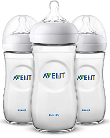 Avent 3-Pack Natural Wide Neck Bottles - clear, one size