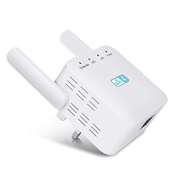 Aonny WiFi Booster, WiFi Range Extender 300Mbps/2.4GHz WiFi Extender Booster Mini Wireless Signal Booster with 2 External Antennas