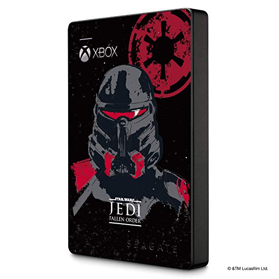 Seagate Game Drive for Xbox 2TB External Hard Drive Portable HDD – USB 3.0 Star Wars Jedi: Fallen Order Special Edition, Designed for Xbox One (STEA000426)