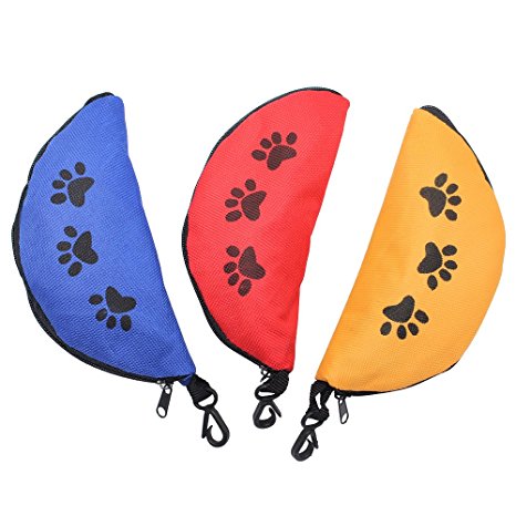 Homgaty Collapsible Fabric Travel Dog Bowl Portable Pet Food Water Bowl--Random Color