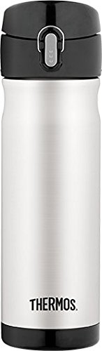 Thermos 16 Ounce Stainless Steel Commuter Bottle, Silver