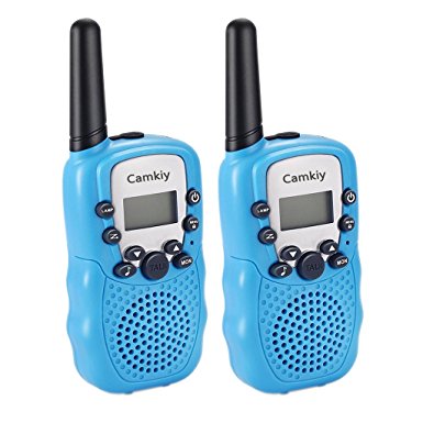 Camkiy Walkie Talkies Twin Toy for Kids Easy To Use 2-Way Radio 3-5km Range Gift for Kids(Pack of 2, Blue)