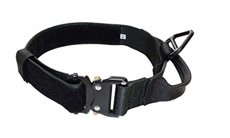 Redline K9 Maxtac Adjustable Nylon Id Collar with Handle, 1-3/4 X 19 - 25-inch, Black