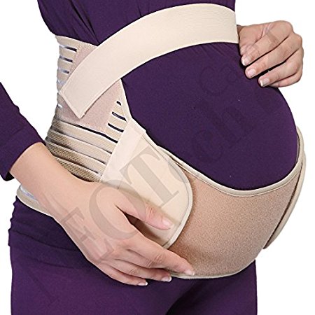 Maternity Belt - NEOtech Care ( TM ) Brand - Pregnancy Support - Waist / Back / Abdomen Band, Belly Brace - Black Color - Size S