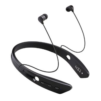 Ecandy Mini Wireless BM-170 Bluetooth Headset Stereo SportsRunning and GymExercise Bluetooth Earbuds Music Ultra-light Headphones Headsets wMicrophone for Iphone 6 5S 5C 4S 4 Ipad 2 3 4 New iPadiPad Air Ipod Android Samsung Galaxy S5Galaxy 4Galaxy 3Sony Smart Phones-Black