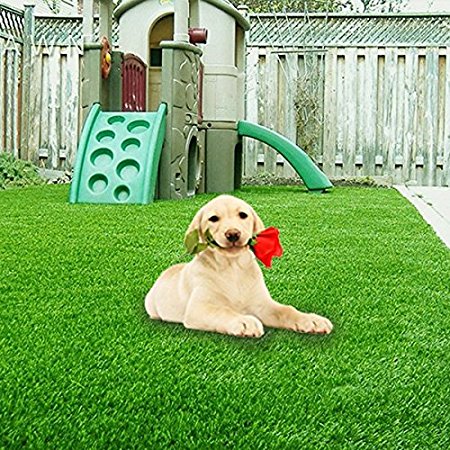 Synturfmats Premium Indoor/Outdoor Artificial Grass Turf for Pets - 3.3'x5' Decorative Synthetic Turf Runner Rugs Carpet
