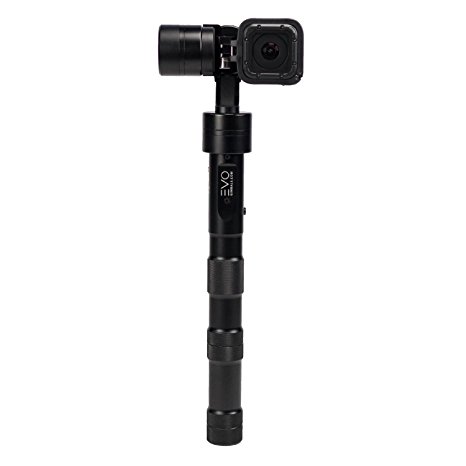 EVO GP-PRO 3 Axis GoPro Gimbal for Hero4 Session, Multiple Operating Modes, Built From Aircraft Grade CNC Aluminum