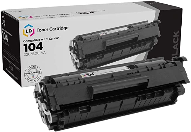 LD Compatible Toner Cartridge Replacement for 104 / 0263B001AA (Black)