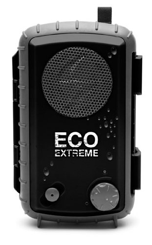 Eco Extreme 3.5mm Aux Waterproof Portable Speaker Case (Black)