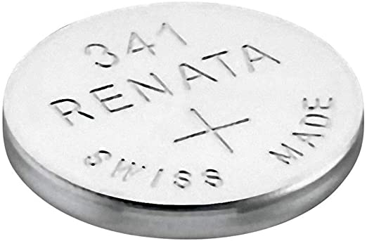 1 x Renata 341 Watch Battery 1.55v SR714SW - Official Renata Watch Batteries