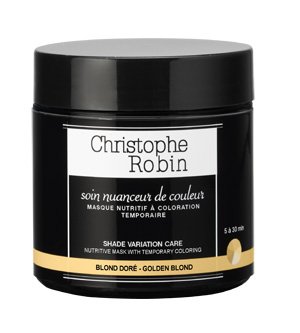 Nutritive Mask with Temporary Coloring in Golden Blond 250 ml by Christophe Robin
