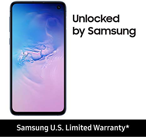 Samsung Galaxy S10e Factory Unlocked Phone with 128GB (U.S. Warranty), Prism Blue (Renewed)