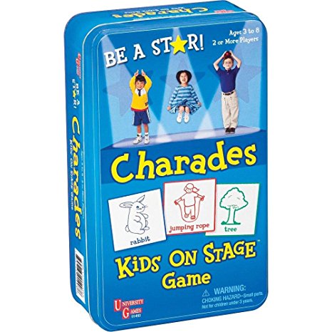 Charades Kids on Stage Tin