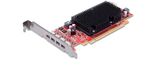 ATI FirePro 2460 512MB graphics memory, 4x Mini Display Port, Low Profile PCI Express Video Card