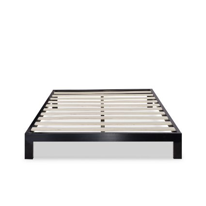 Zinus Modern Studio Platform 2000 Metal Bed Frame/Mattress Foundation, no Boxspring needed, Wooden Slat Support, Full