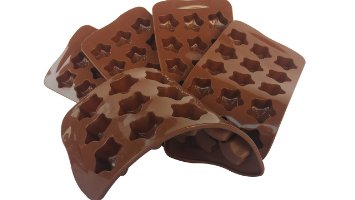 VALUE PACK (75 Stars) 5 fdiym Silicone Candy Molds, Ice Cube Trays, 4th of July Party, Homemade Soap, Chocolate, Gummy & JelloTreats