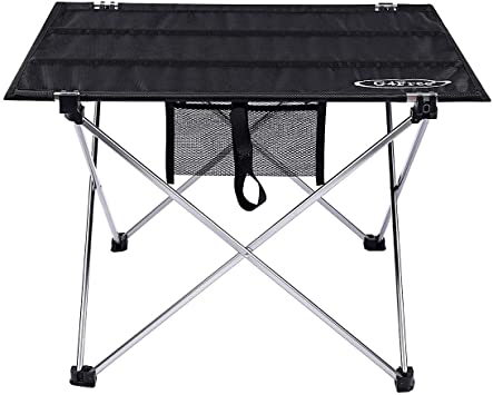 G4Free Ultralight Portable Folding Camping Table Compact Roll Up Tables with Carrying Bag for Outdoor Camping Hiking Picnic