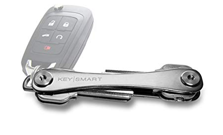 KeySmart - Compact Key Holder and Keychain Organizer (up to 8 Keys, Titanium)