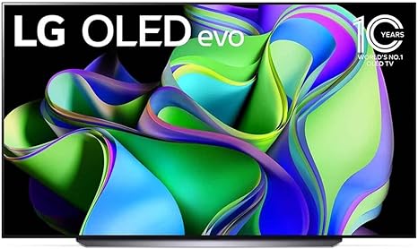 LG C3 OLED evo 83-Inch 4K Smart TV - AI-Powered, Alexa Built-in, Gaming, 120Hz Refresh, HDMI 2.1, FreeSync, G-sync, VRR, WebOS, Slim Design, Magic Remote Included, 83" Television (OLED83C3PUA, 2023)