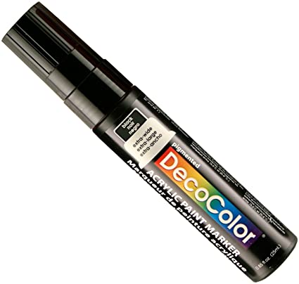 Uchida of America 415-C-1 15 MM Decocolor Acrylic Marker, Black