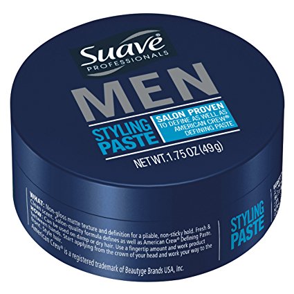 Suave Men Professional Styling Paste, 1.75 Ounce