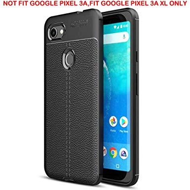 Google Pixel 3a XL Case,IDEA LINE Shockproof Slim Fit TPU Cover for Google Pixel 3a XL (2019) - Black