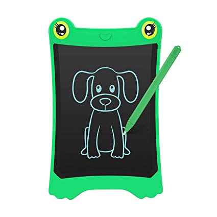 NEWYES 8.5 Inch LCD Writing Tablet Updated Frog Pad Children Electronic Doodle Board Jot Digital E-Writer Kids Scribble Toy with Lock Function Green