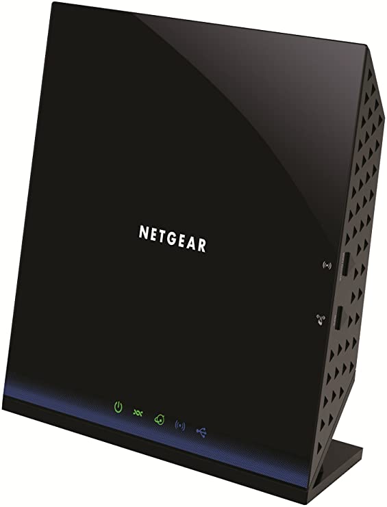 NETGEAR AC1200 WiFi DSL (Non-Cable) Modem Router 802.11ac Dual Band Gigabit (D6200)