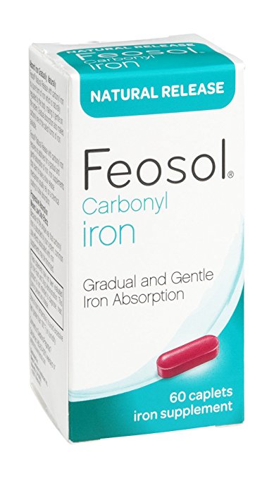 Feosol Carbonyl Iron Supplement, 60 caplets